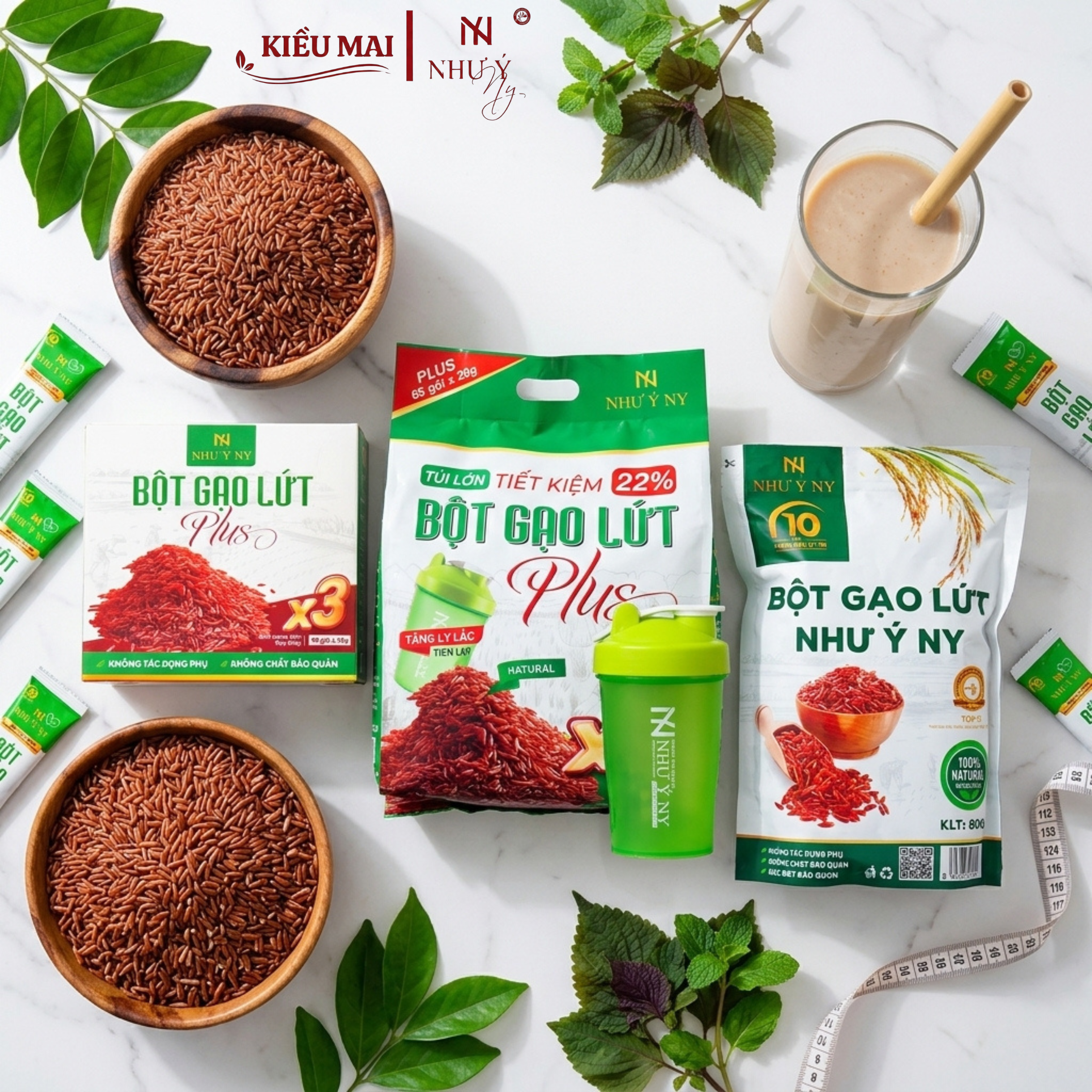 Bột Gạo Lứt Như Ý NY - Thức uống giảm cân tự nhiên